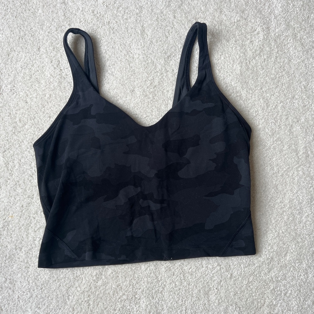 Lululemon Align Tank in heritage 365 camo deep coal multi